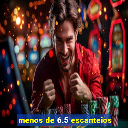 menos de 6.5 escanteios