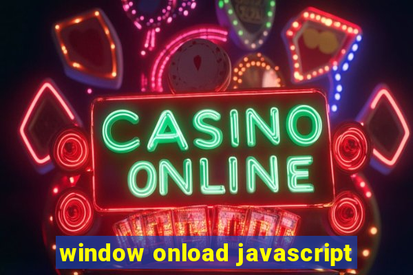 window onload javascript