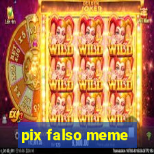 pix falso meme