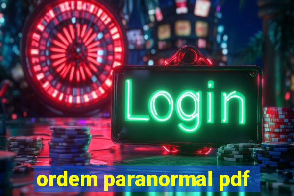 ordem paranormal pdf