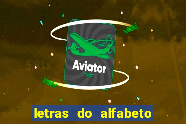 letras do alfabeto personalizadas para imprimir