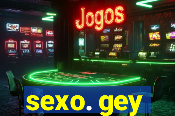 sexo. gey