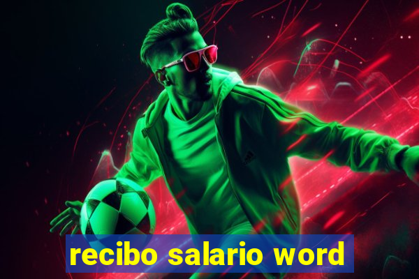 recibo salario word