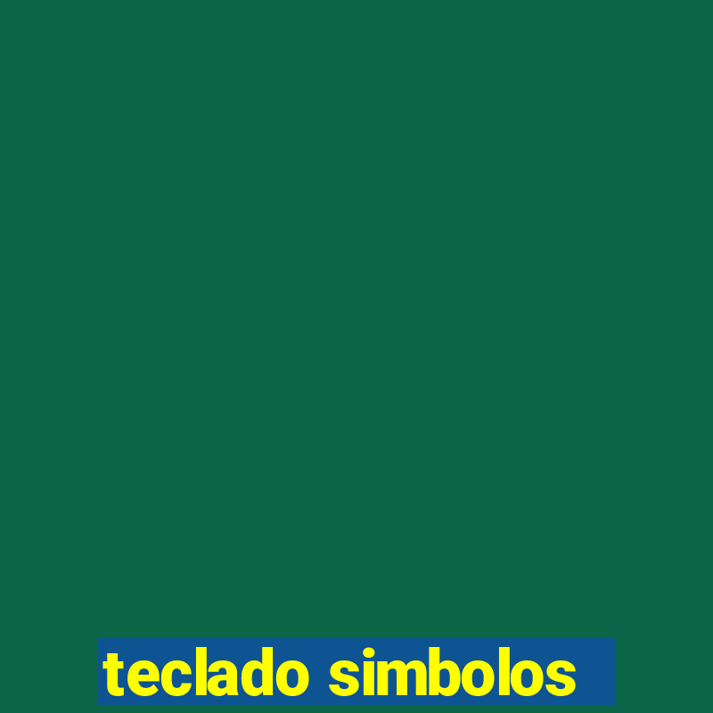 teclado simbolos