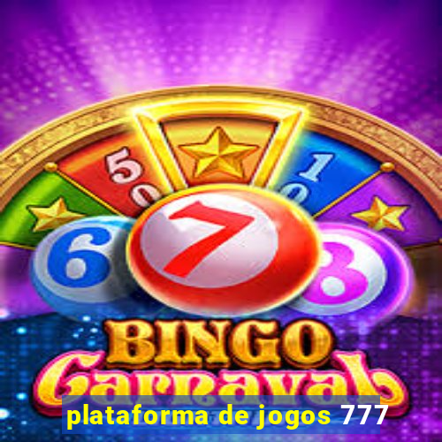 plataforma de jogos 777