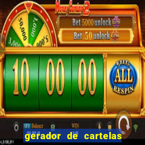 gerador de cartelas de bingo 1 a 99