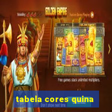 tabela cores quina