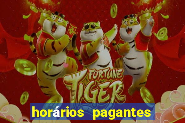 horários pagantes fortune tiger madrugada