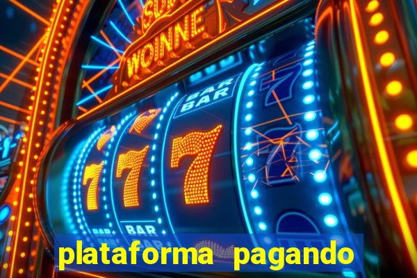 plataforma pagando no cadastro