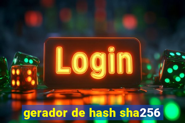 gerador de hash sha256