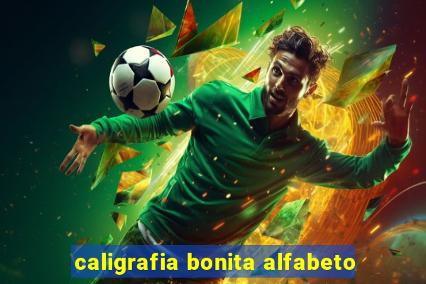 caligrafia bonita alfabeto